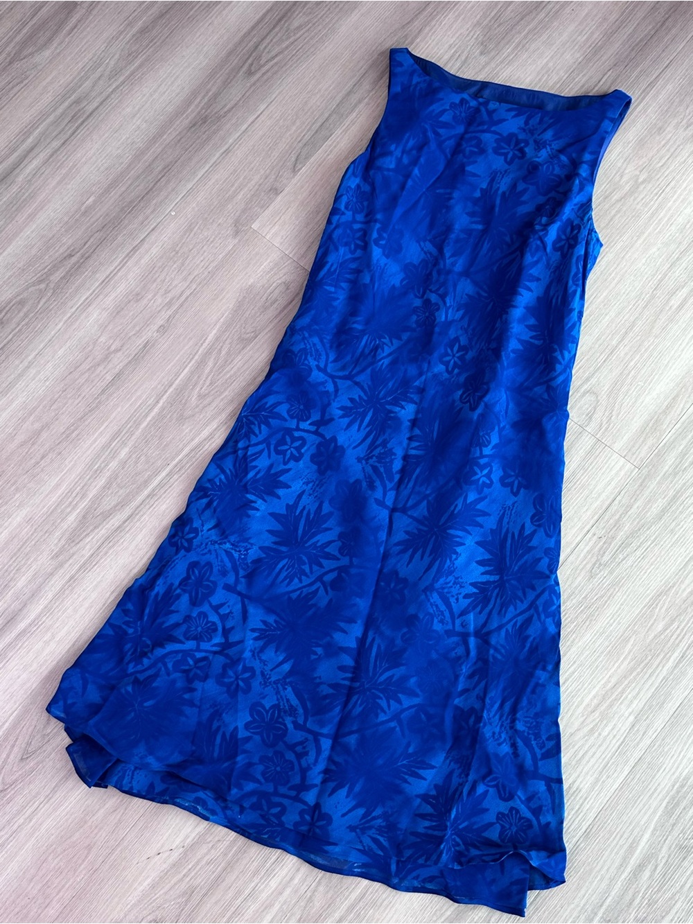 Vintage Jones New York Square Neck Midi Dress